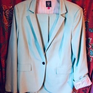 Vince Camuto mint suit jacket and pants